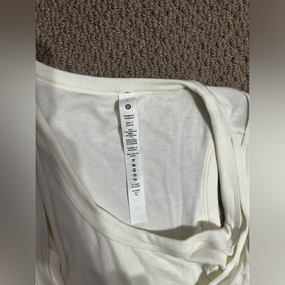 Lululemon | Modal Wrap Romper 4” Size 6 Lemon Sorbet - Picture 10 of 11